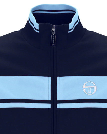 Sergio Tacchini Damarindo Track Top in Navy/Baltic Sea