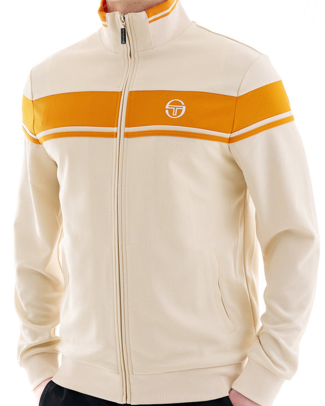 Sergio Tacchini Damarindo Track Top Sandshell/Orange Pepper