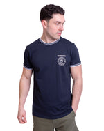 Load image into Gallery viewer, Lambretta Northern Soul Tipped Tee Navy - Raw Menswear
