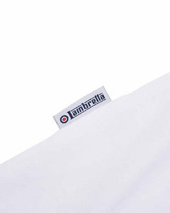 Lambretta Paisley Roundel Tee White - Raw Menswear