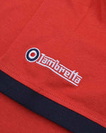 Charger l&#39;image dans la galerie, Lambretta Logo Ringer Tee Red - Raw Menswear
