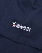 Load image into Gallery viewer, Lambretta Classic Stripe Tee Navy - Raw Menswear
