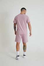 Load image into Gallery viewer, DML Aston Crew Neck Tee in Mauve Haze - Raw Menswear
