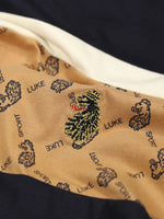 Lade das Bild in den Galerie-Viewer, Luke Lions Den Overprint Tee Navy/Caramel - Raw Menswear
