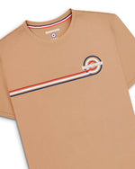 Load image into Gallery viewer, Lambretta Retro Stripe Tee Sand - Raw Menswear
