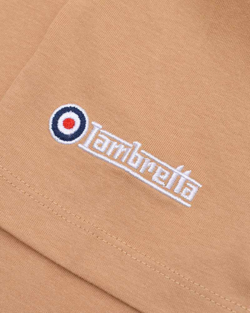 Lambretta Retro Stripe Tee Sand - Raw Menswear
