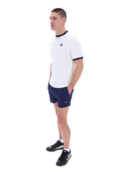 FILA Marconi Essential Ringer Tee White/Navy - 227