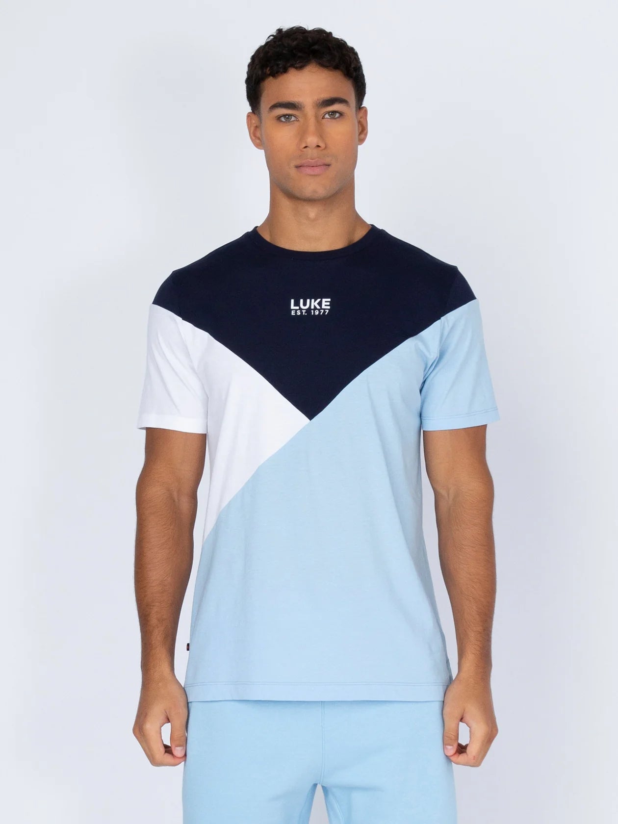 LUKE St Lucia Tee Navy - Raw Menswear
