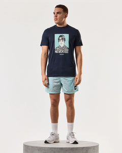 Weekend Offender Forever Graphic Oasis T-Shirt Navy - Raw Menswear