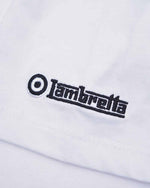 Carica l&#39;immagine nel visualizzatore di Gallery, Lambretta Two Tone Logo Tee White - Raw Menswear

