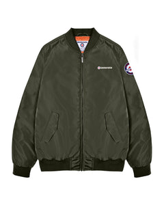 Lambretta MA1 Badged Bomber Jacket Khaki - Raw Menswear