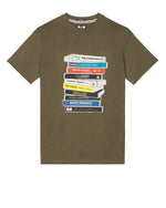 Load image into Gallery viewer, Weekend Offender Cassettes Graphic Tee  Castle Green - Raw Menswear
