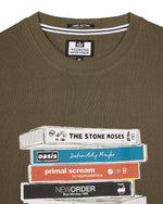 Load image into Gallery viewer, Weekend Offender Cassettes Graphic Tee Castle Green - Raw Menswear
