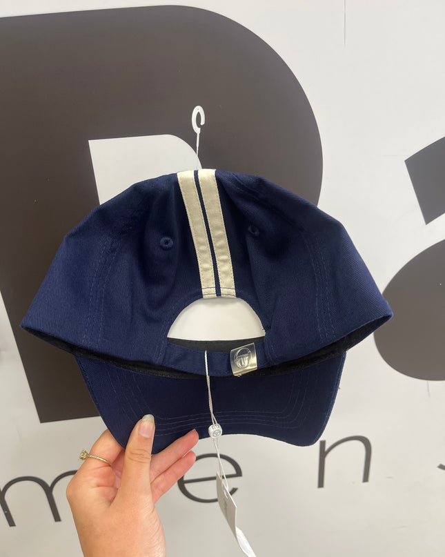 Sergio Tacchini Linus Baseball Cap Maritime Blue/White - 1145 Raw Menswear