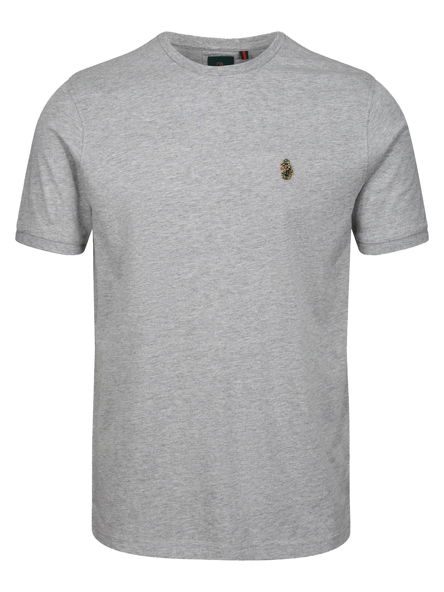 Luke 1977 Traff Core Crew Neck Tee Marl Grey - Raw Menswear