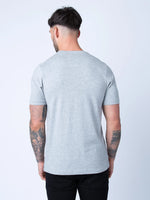 Charger l&#39;image dans la galerie, Luke 1977 Traff Core Crew Neck Tee Marl Grey - Raw Menswear
