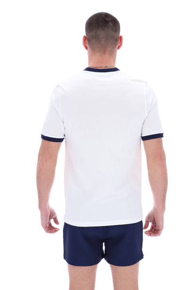 FILA Marconi Essential Ringer Tee White/Navy - 227