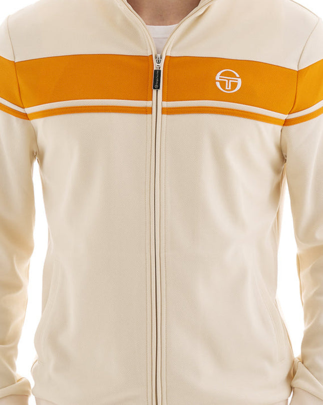 Sergio Tacchini Damarindo Track Top Sandshell/Orange Pepper