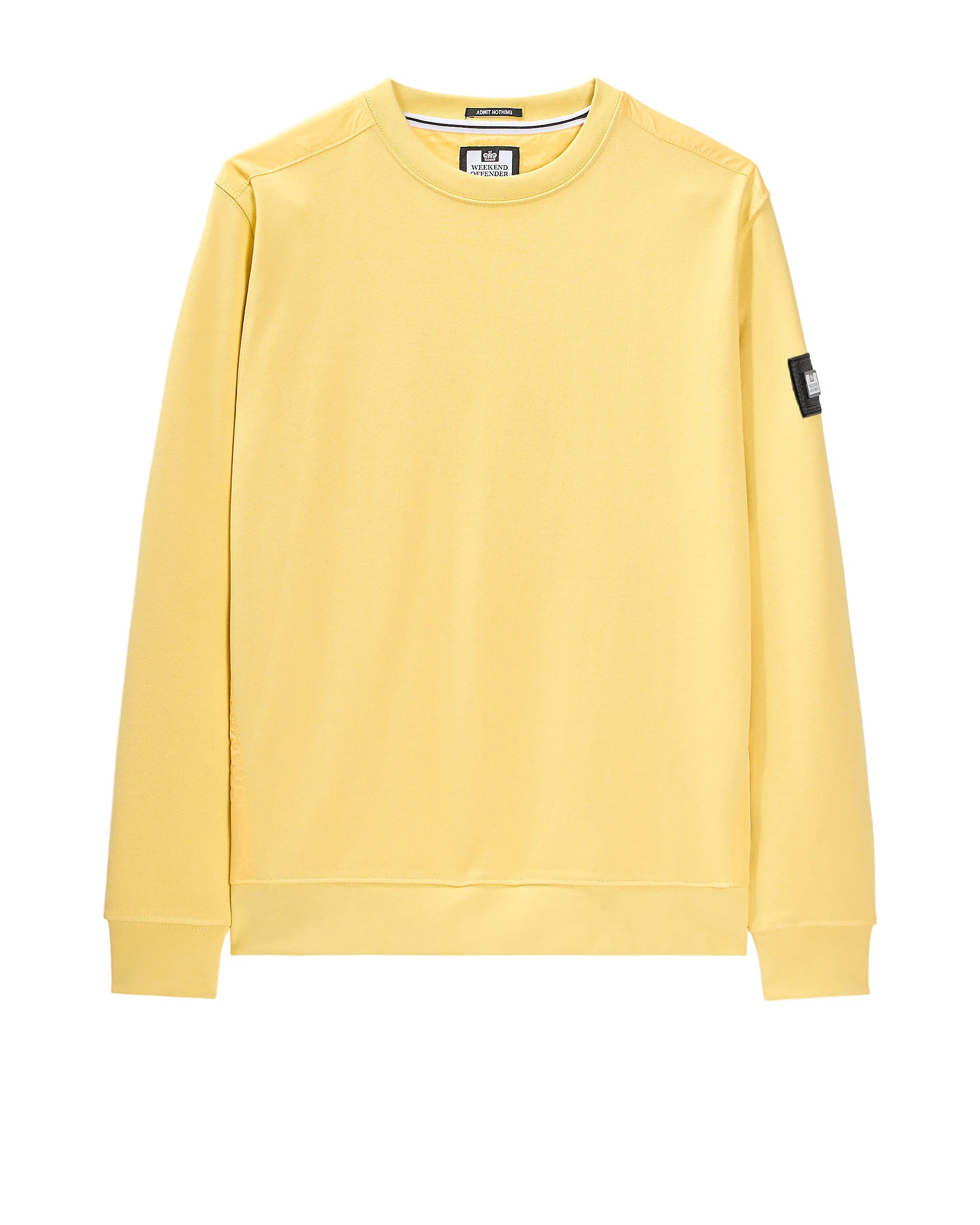 Weekend Offender F Bomb Sweater Butter Yellow - Raw Menswear