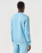 Lade das Bild in den Galerie-Viewer, Weekend Offender Ferrer Sweatshirt Saltwater Blue - Raw Menswear
