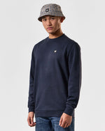 Charger l&#39;image dans la galerie, Weekend Offender Vega Sweatshirt Navy - Raw Menswear

