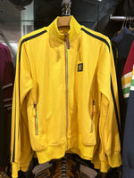 Carica l&#39;immagine nel visualizzatore di Gallery, TROJAN Contrast zip track top jacket TC/1043 Mustard - Raw Menswear
