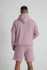 Carica l&#39;immagine nel visualizzatore di Gallery, DML Aldo Premium Brushback Fleece Hoodie in MAUVE - Raw Menswear
