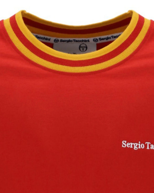 Sergio Tacchini Rainer FC Tee in Red