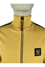 Carica l&#39;immagine nel visualizzatore di Gallery, TROJAN Contrast zip track top jacket TC/1043 Mustard - Raw Menswear
