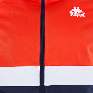 Kappa Unther Track Top Red, Blue & White - Raw Menswear