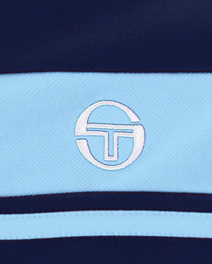Sergio Tacchini Damarindo Track Top in Navy/Baltic Sea