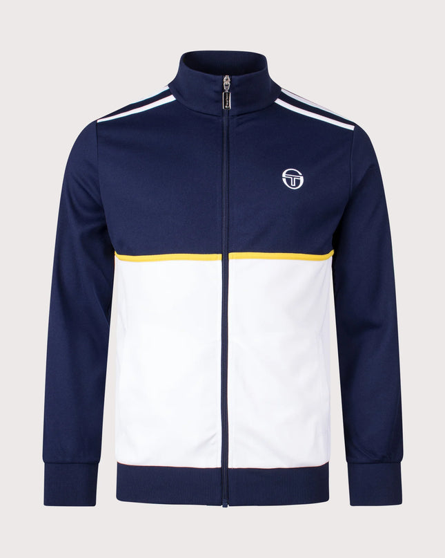 Sergio Tacchini Locchi Track Top Navy/White/Yellow