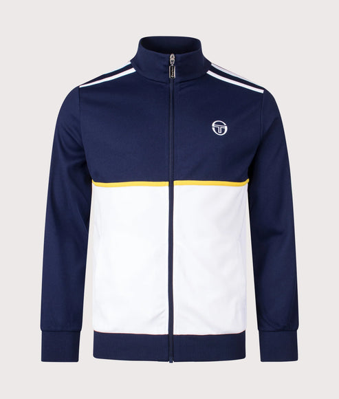 Sergio Tacchini Locchi Track Top Navy/White/Yellow