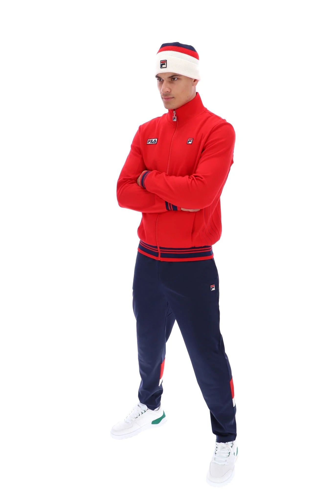 FILA Jamie Settanta Track Top Jacket Red - Raw Menswear