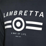Load image into Gallery viewer, Lambretta Crew Neck Sweater Navy - Raw Menswear
