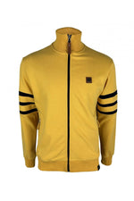Load image into Gallery viewer, Trojan TR/8851 Stripe Sleeve Track Top Mustard - Raw Menswear
