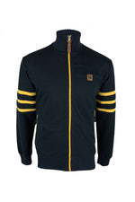 Charger l&#39;image dans la galerie, Trojan TR/8851 Stripe Sleeve Track Top Jacket Navy - Raw Menswear

