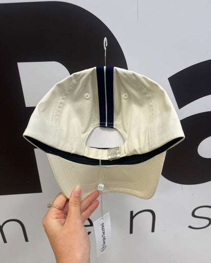 Sergio Tacchini Linus Baseball Cap Gardenia/Maritime Blue - 1146 Raw Menswear