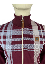Load image into Gallery viewer, TROJAN Oversize Check Track Top Jacket TR/8850 Port - Raw Menswear
