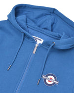Load image into Gallery viewer, Lambretta Full Zip Hoodie Sweater Dark Blue - Raw Menswear
