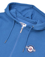 Charger l&#39;image dans la galerie, Lambretta Full Zip Hoodie Sweater Dark Blue - Raw Menswear
