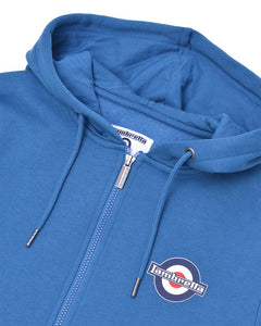 Lambretta Full Zip Hoodie Sweater Dark Blue - Raw Menswear