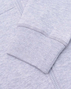 Lambretta Full Zip Hoodie Sweater Marl Grey - Raw Menswear