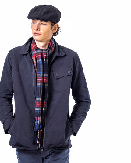 Tommy Tweed Baker Boy Cap Black - Raw Menswear