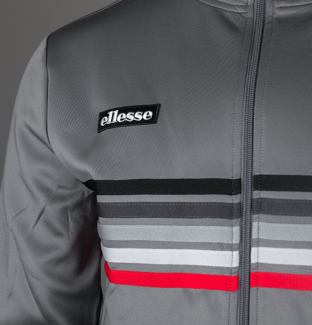 Ellesse Vicenza Track Top Jacket Grey - Raw Menswear