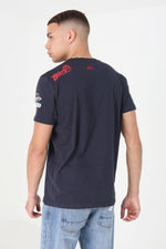 Charger l&#39;image dans la galerie, Brave Soul Rover Mini Monte Carlo Rally Tee Navy - Raw Menswear
