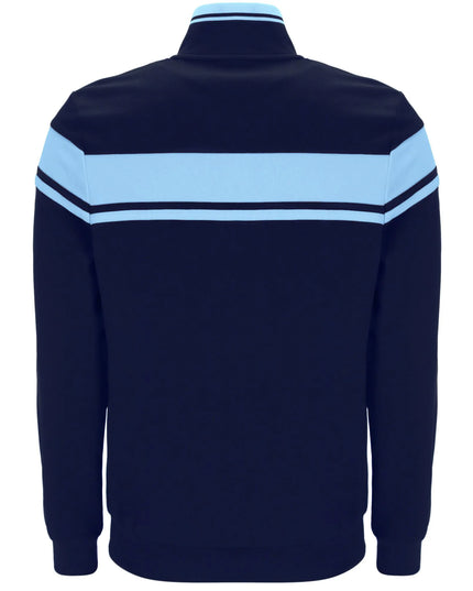 Sergio Tacchini Damarindo Track Top in Navy/Baltic Sea
