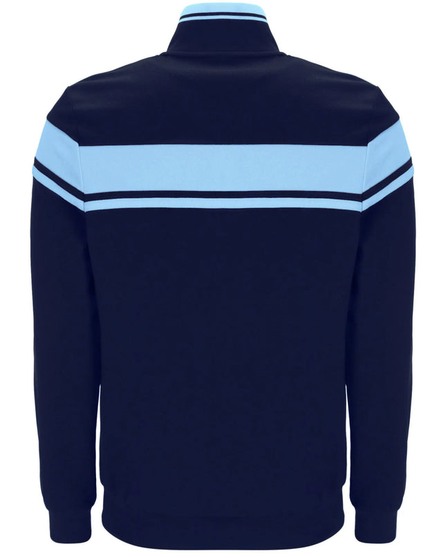 Sergio Tacchini Damarindo Track Top in Navy/Baltic Sea