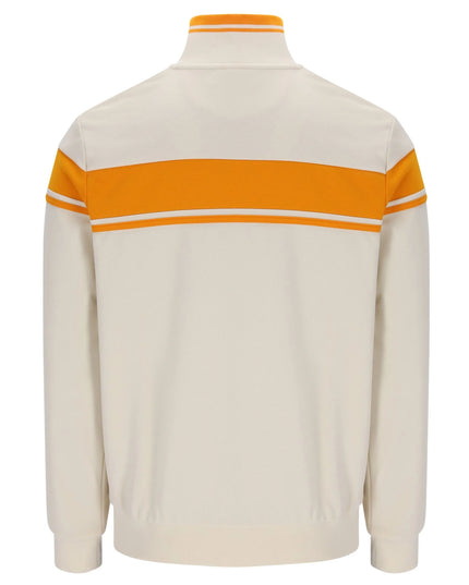 Sergio Tacchini Damarindo Track Top in Sandshell Orange Pepper