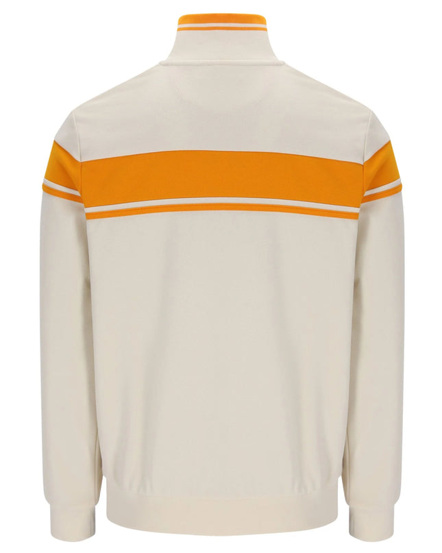 Sergio Tacchini Damarindo Track Top in Sandshell Orange Pepper